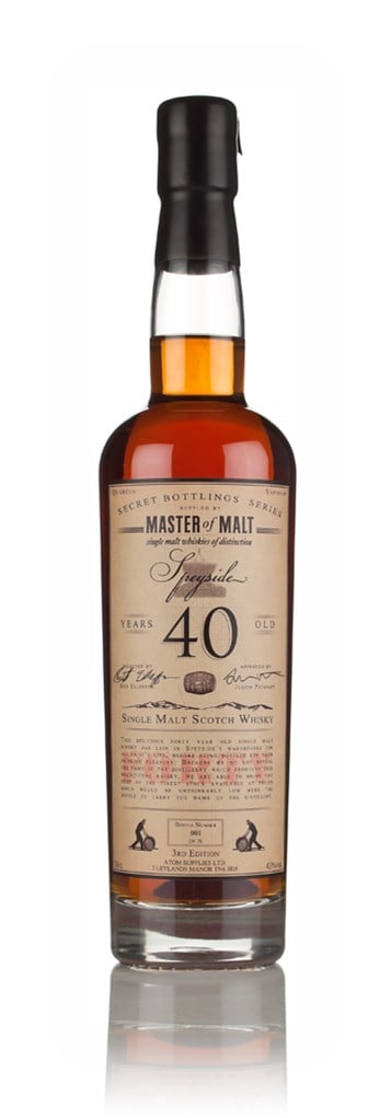 Master of Malt Secret Bottlings Series 8 year old, 40%