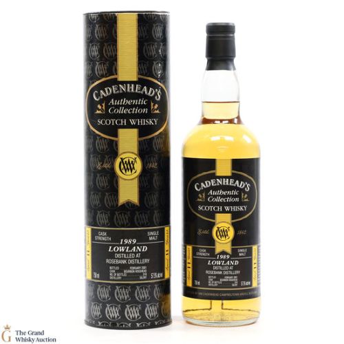 Cadenhead's, (distilled at Rosebank), 11 year old, 57.5%