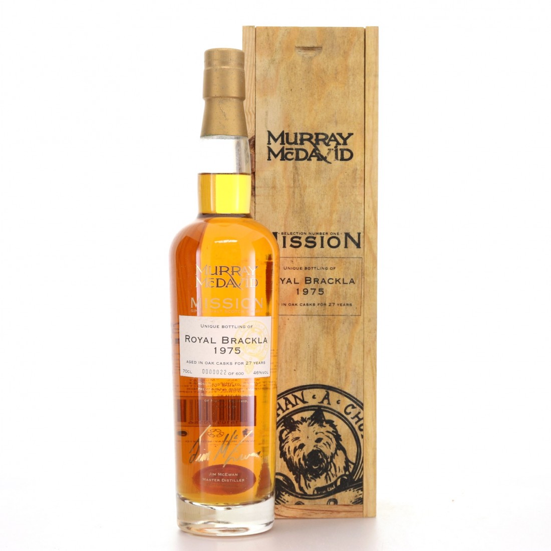 Murray McDavid 'Mission' (distilled at Royal Brackla) 1975, 46%
