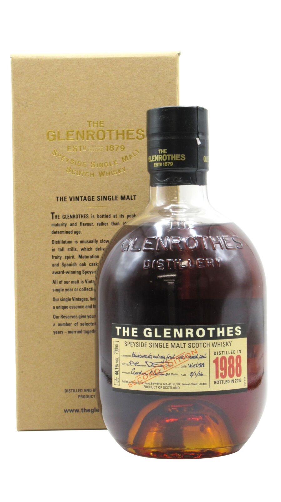 Glenrothes Vintage 1988 2nd Edition, 44.1%