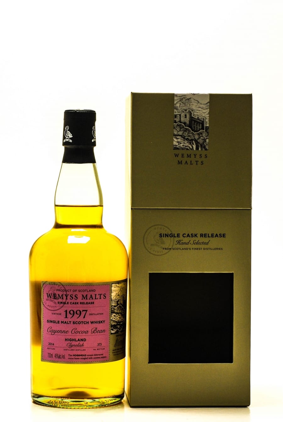 Wemyss Malts Cayenne Cocoa Bean 1997 (distilled at Clynelish), 46%