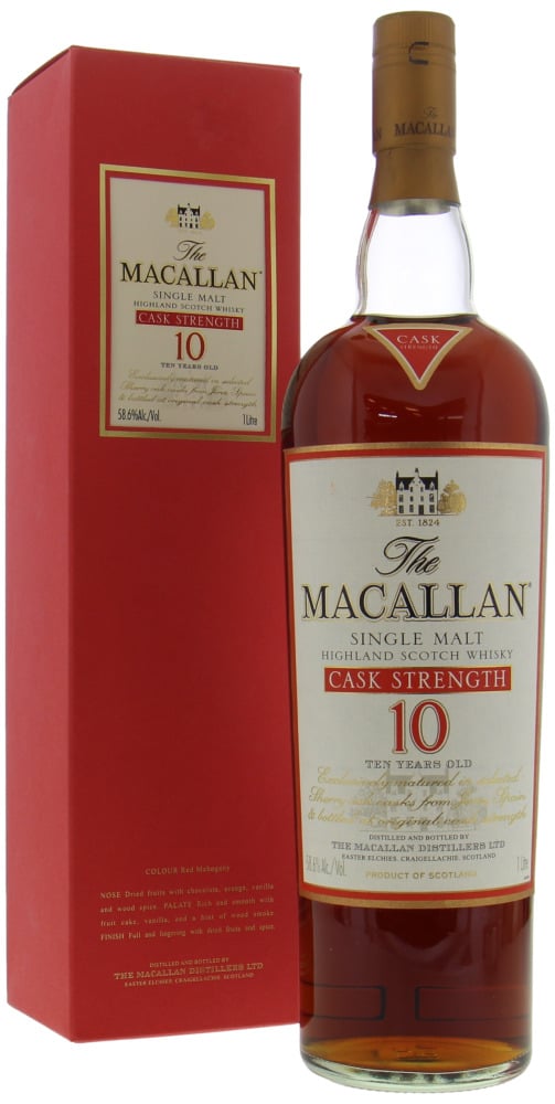 Macallan 10yo Sherry Oak Cask Strength