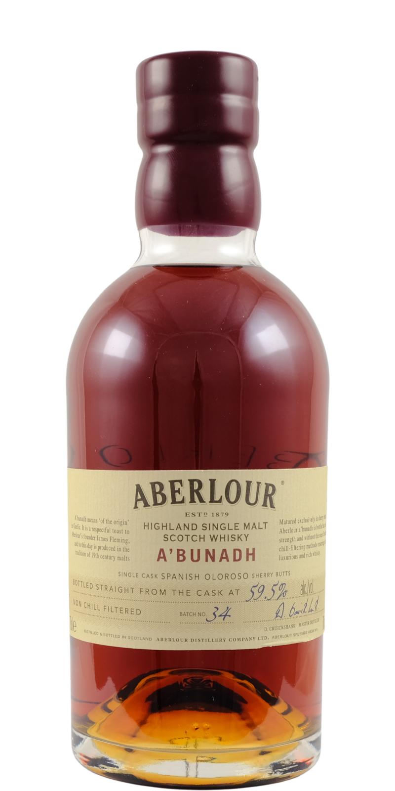 Aberlour A'Bunadh (Batch 34)