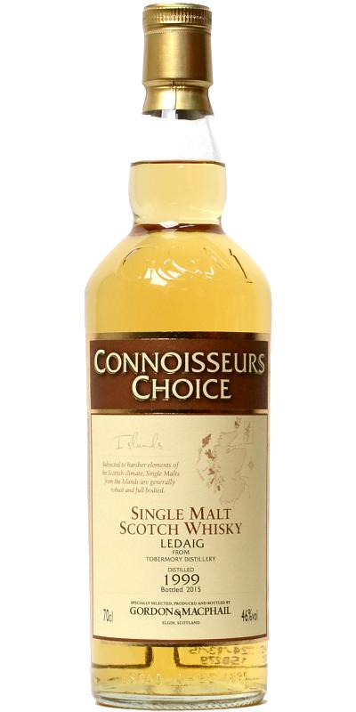 Gordon & MacPhail Connoisseurs Choice 1999 (Ledaig, distilled at Tobermory), 46%
