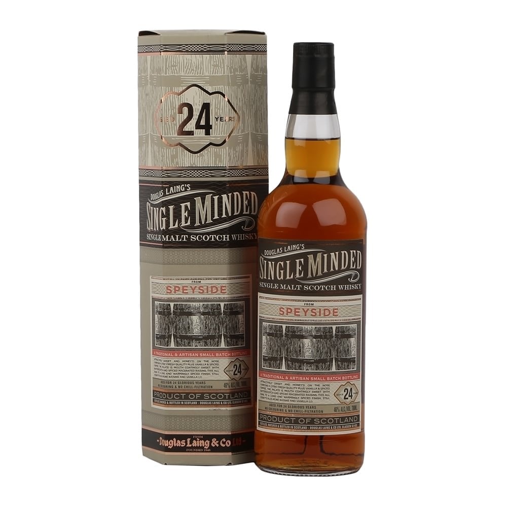 Douglas Laing Single Minded Speyside 24 year old, 46%