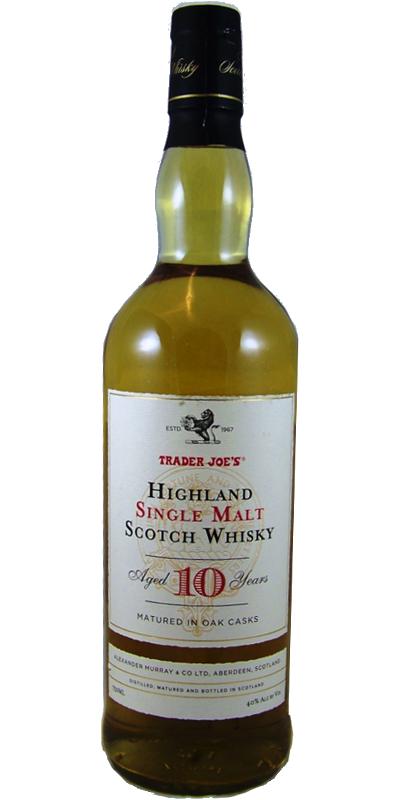 Trader Joe’s Ardmore 10 year old Highland (Distilled in 2008), 40%