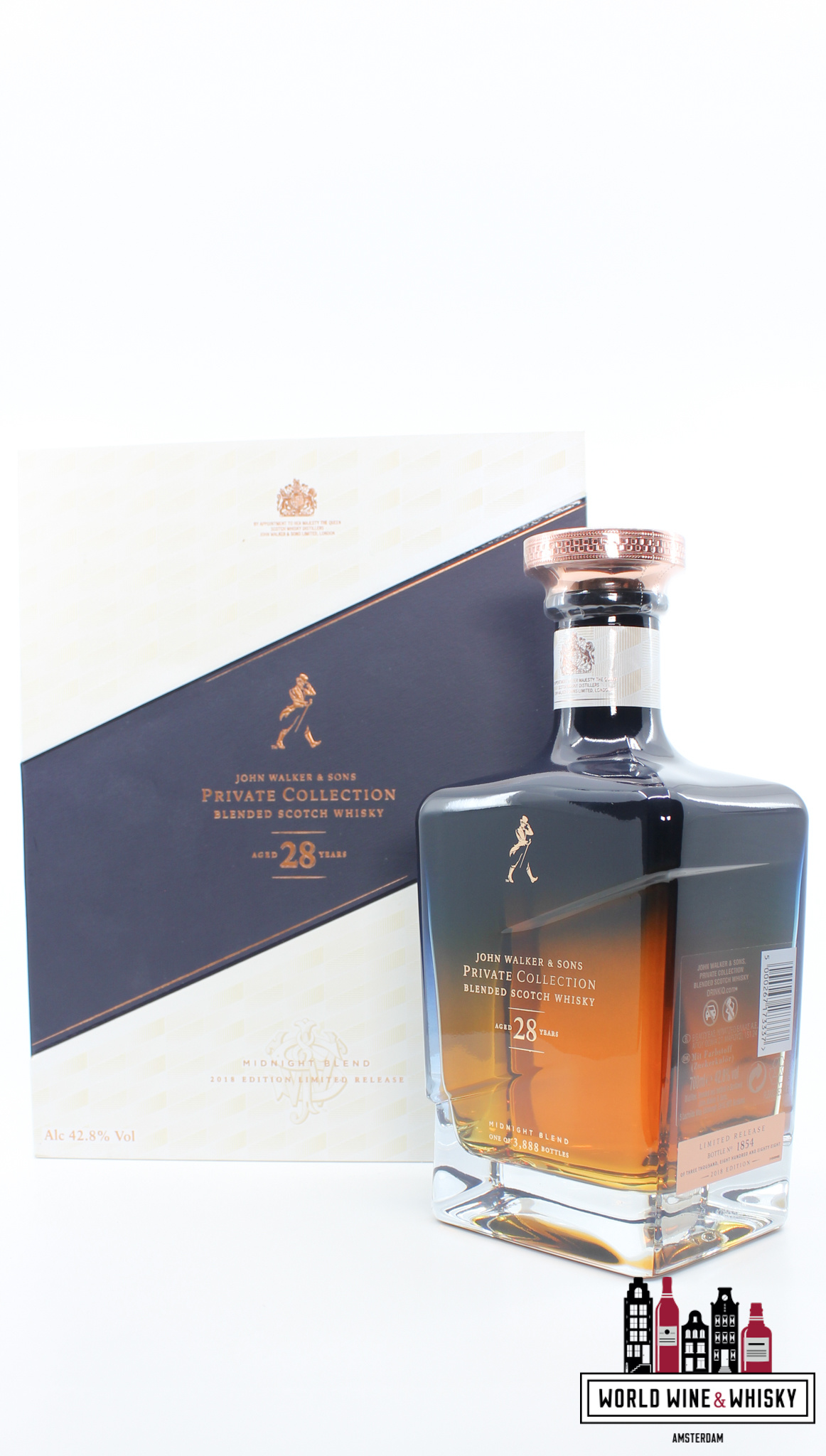 John Walker & Sons Private Collection (2018) 28 year old Midnight Blend, 42.8%