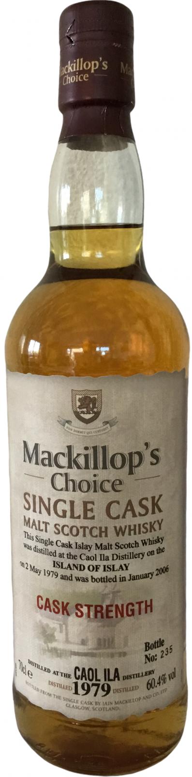 Mackillop's Choice (distilled at Caol Ila), 26 year old, 1979 vintage, 43%
