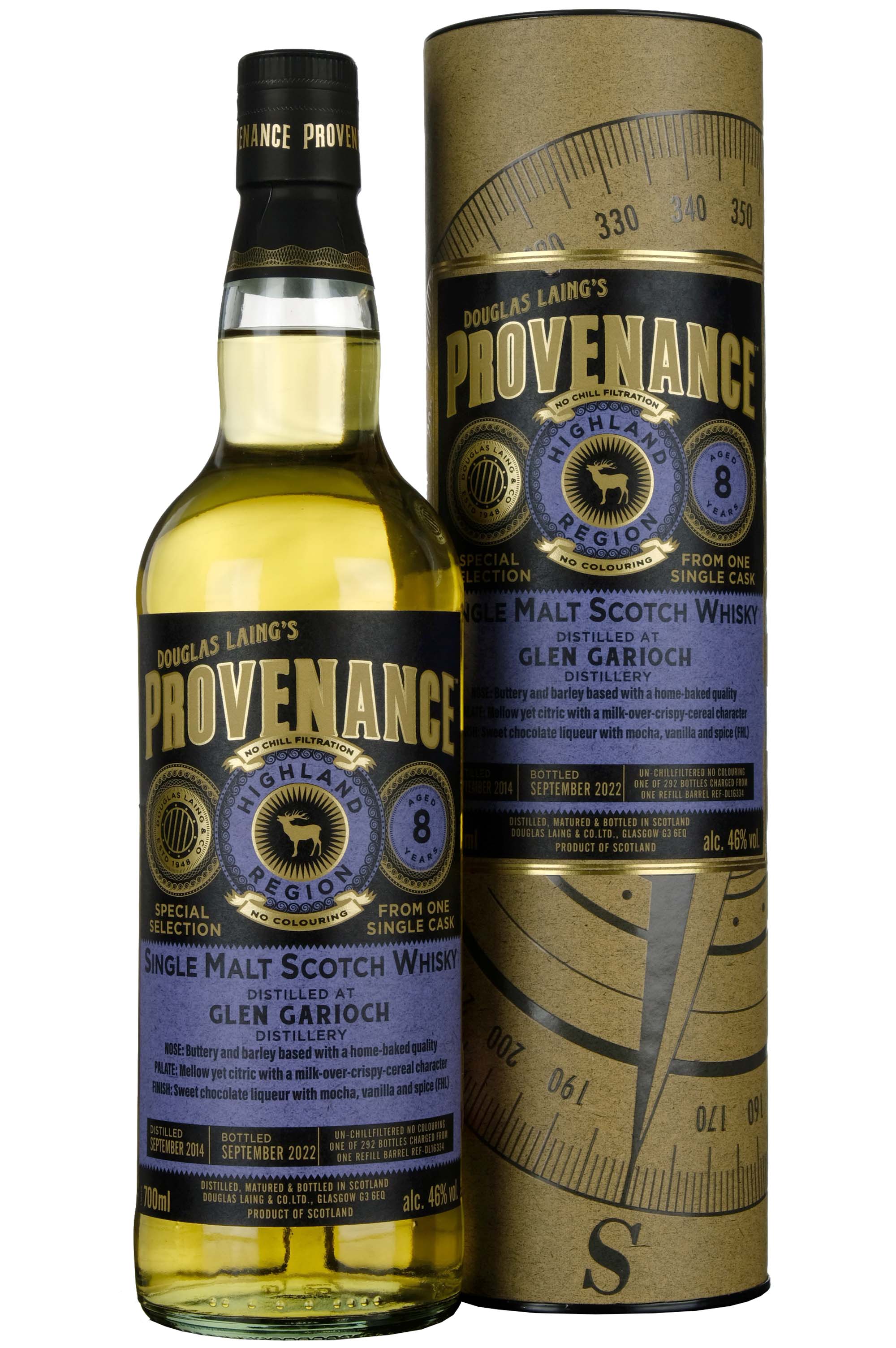 Douglas Laing Provenance (distilled at Glen Garioch) 17 year old, 46%