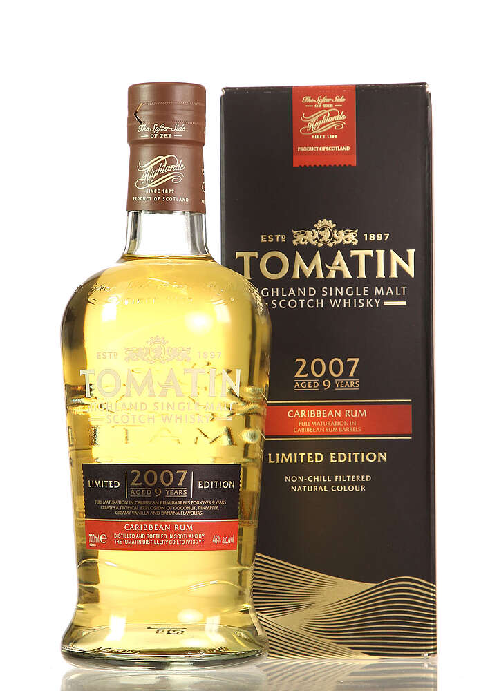 Tomatin Caribbean Rum 2007, 46%