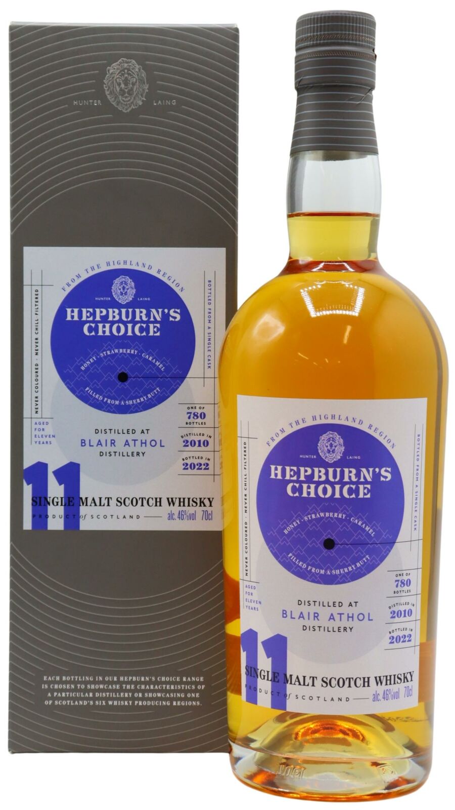 Hepburn’s Choice (distilled at Blair Athol) 12 year old, 46%