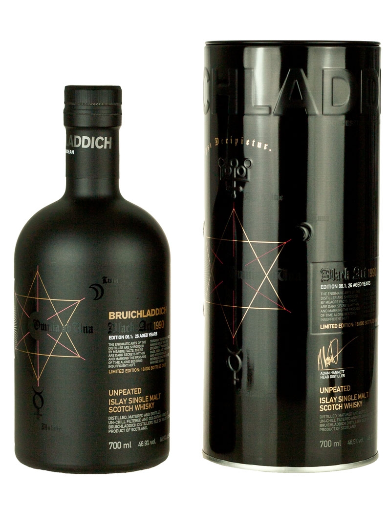 Bruichladdich 26 year old Black Art 1990 (Edition 06.1), 46.9%