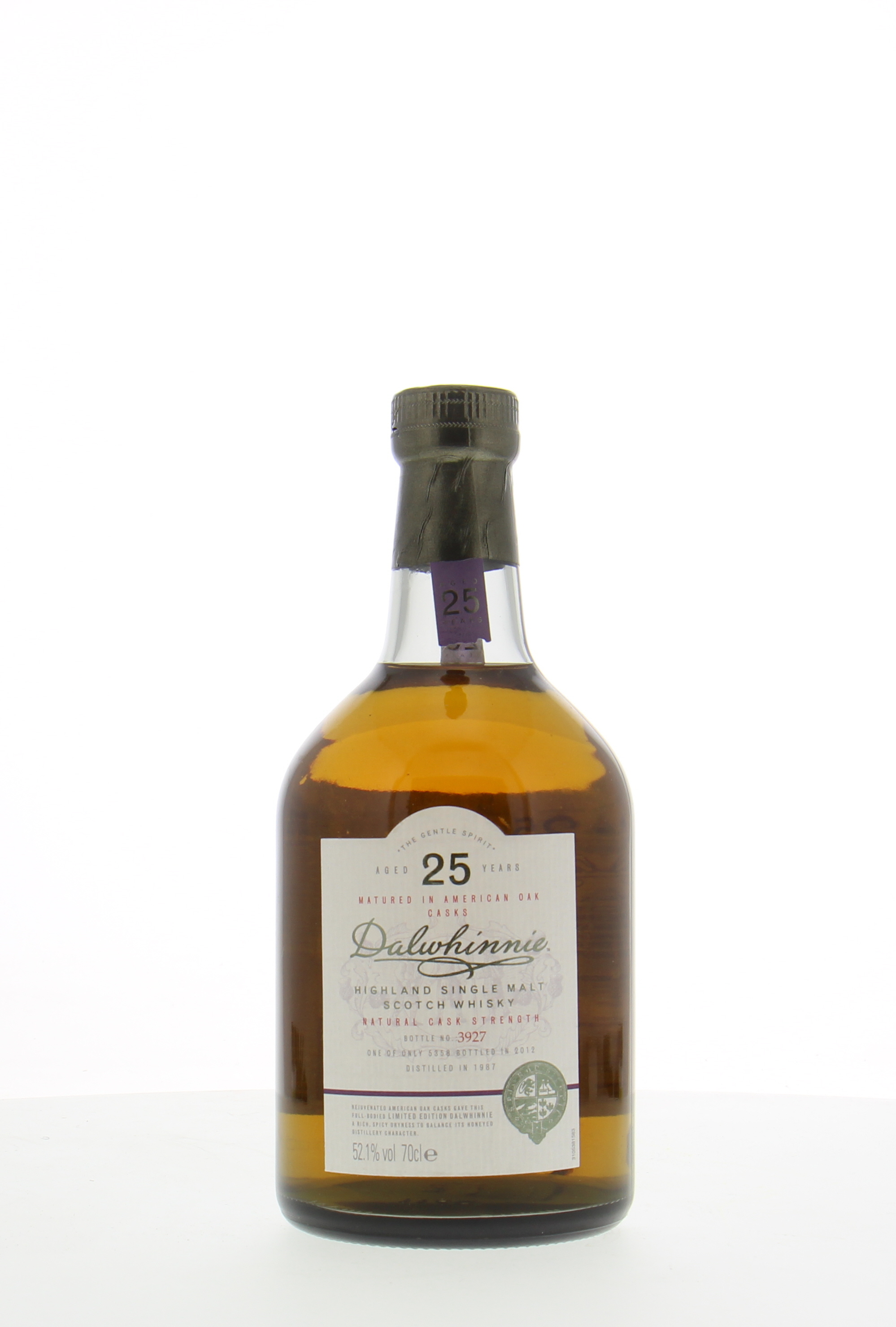 Dalwhinnie 25 year old Special Release 2012, 52.1%