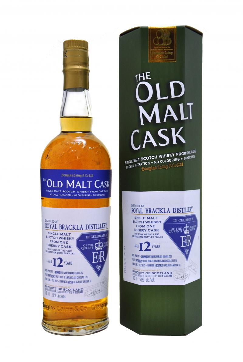Douglas Laing Old Malt Cask (distilled at Royal Brackla) 12 year old, 50%