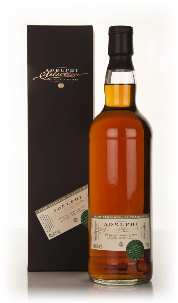 Adelphi (distilled at BenRiach) 34 year old 1977 Vintage, 48.8%