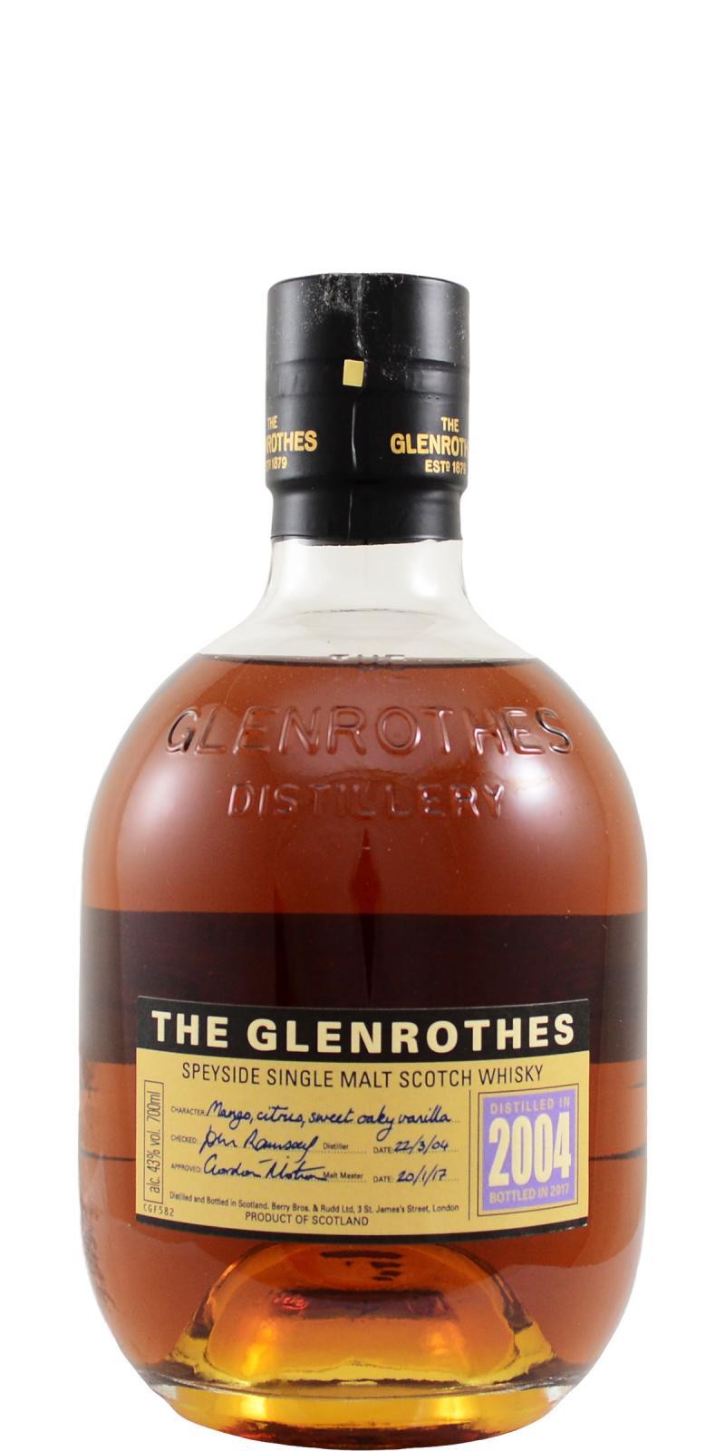  The Glenrothes Vintage 2004, 43%