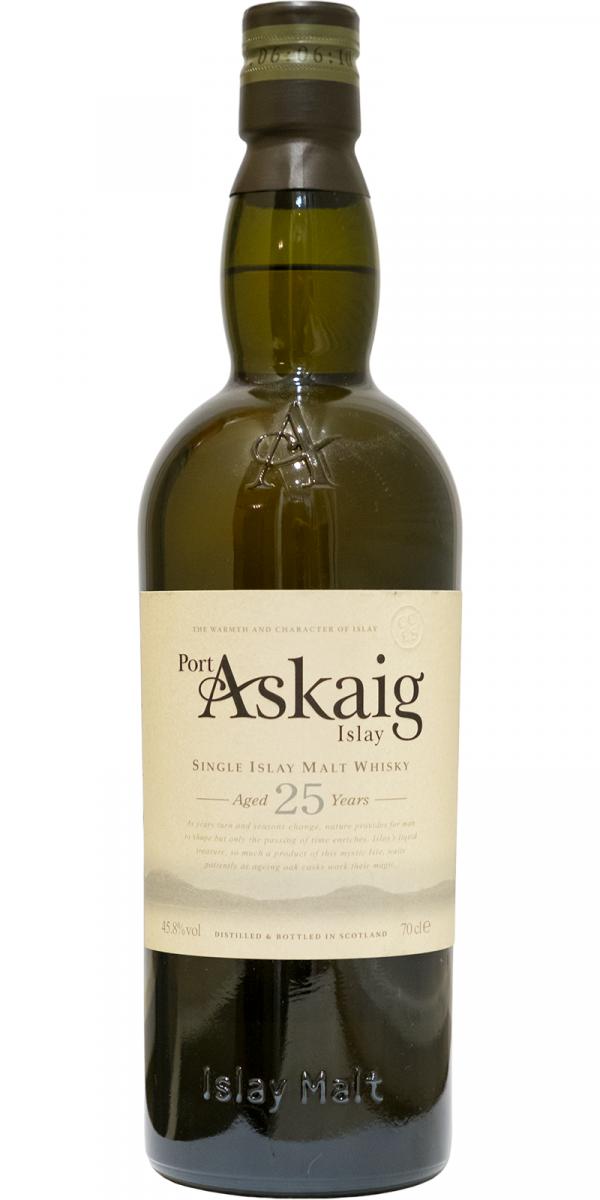 Port Askaig 25 year old, 45.8%