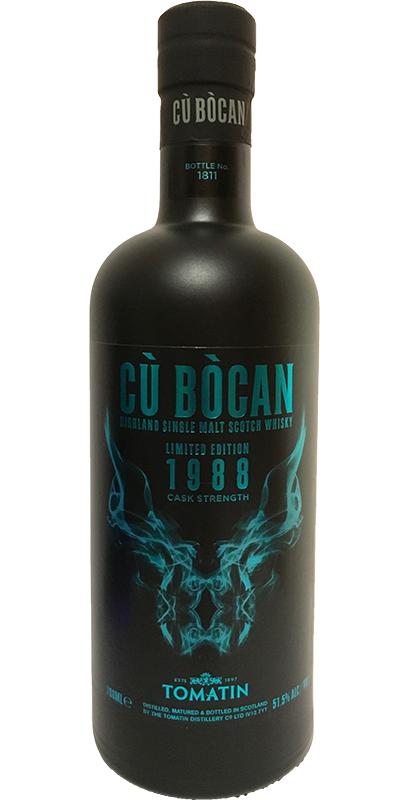 Tomatin Cù Bòcan 1988 Limited Edition, 51.5%