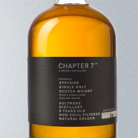 Chapter 7 2008 (distilled at Aultmore) 9 year old, 62.2%