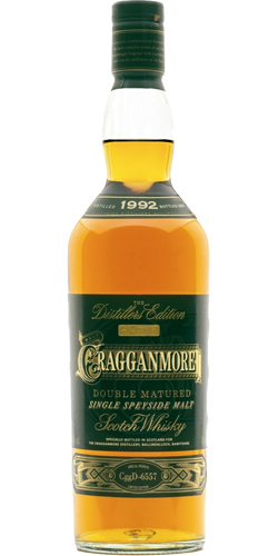 Cragganmore Distillers Edition, 1992 vintage, 40%