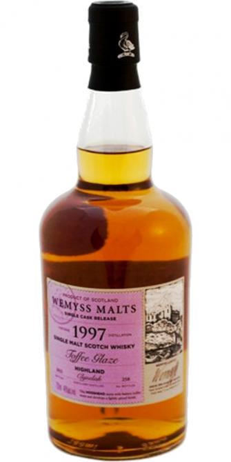 Wemyss Malts Toffee Glaze 1997 (distilled at Clynelish), 46%