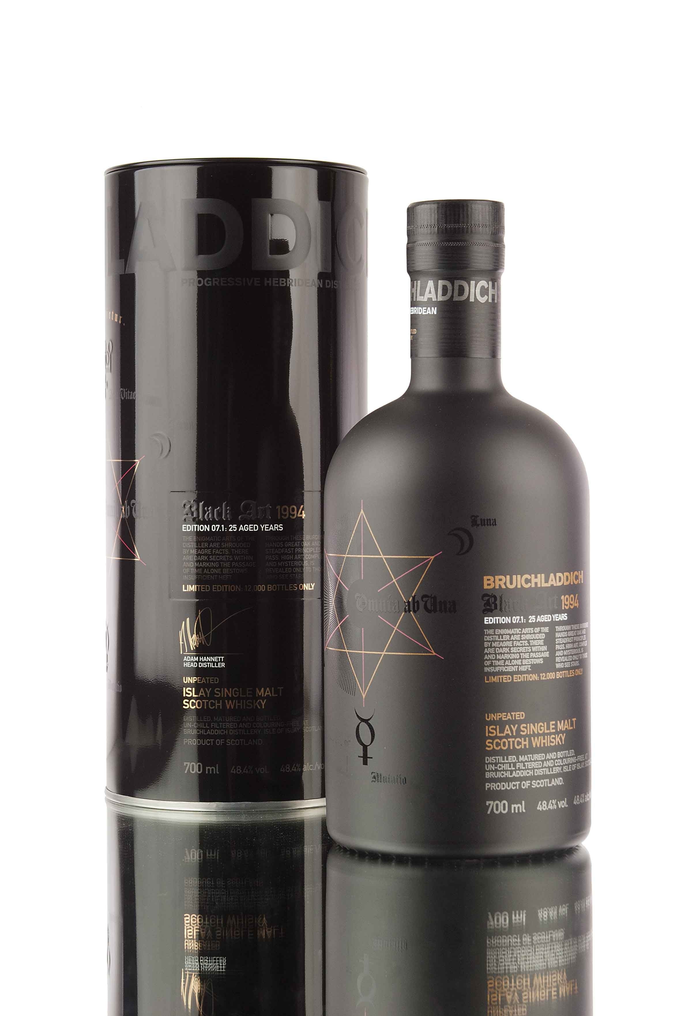 Bruichladdich 25 year old Black Art 1994 (Edition 07.1), 48.4%