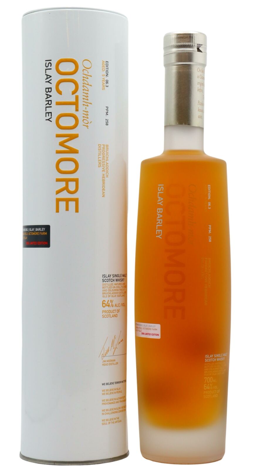 Octomore Islay Barley 2009, 64%