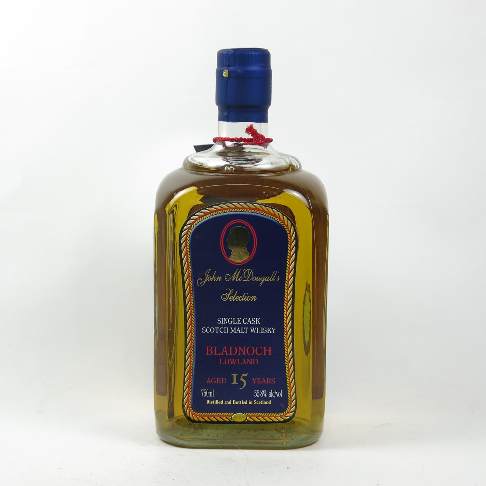 John McDougall's Selection (distilled at Bladnoch), 15 year old, 55.8%