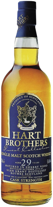 Hart Brothers (distilled at Glen Grant), 29 year old, 1972 vintage, 53.6%