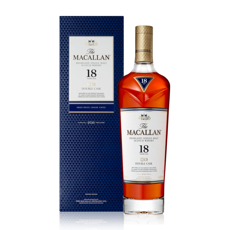 Macallan 18 year old Double Cask, 43%