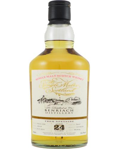 Single Malts of Scotland (distilled at BenRiach) 24 year old, 50.2%
