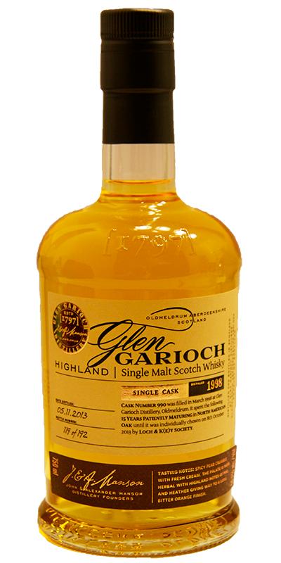 Glen Garioch Single Cask #990 1998, 56.1%