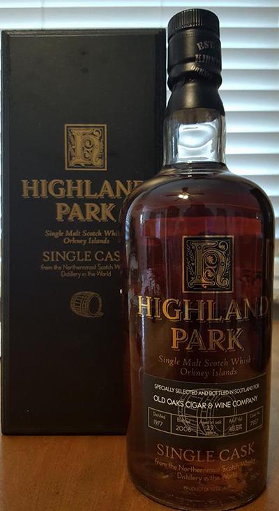 Highland Park  1977 vintage 29 year old (Cask #7957), 48.5%