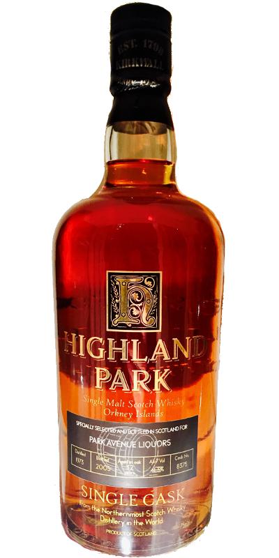 Highland Park 32 year old 1973 Vintage (Cask #8375), 41.3%