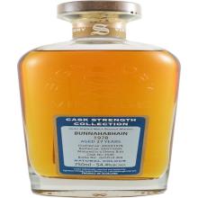 Signatory (distilled at Bunnahabhain) cask #2540 27 year old 1978 vintage, 54.4%