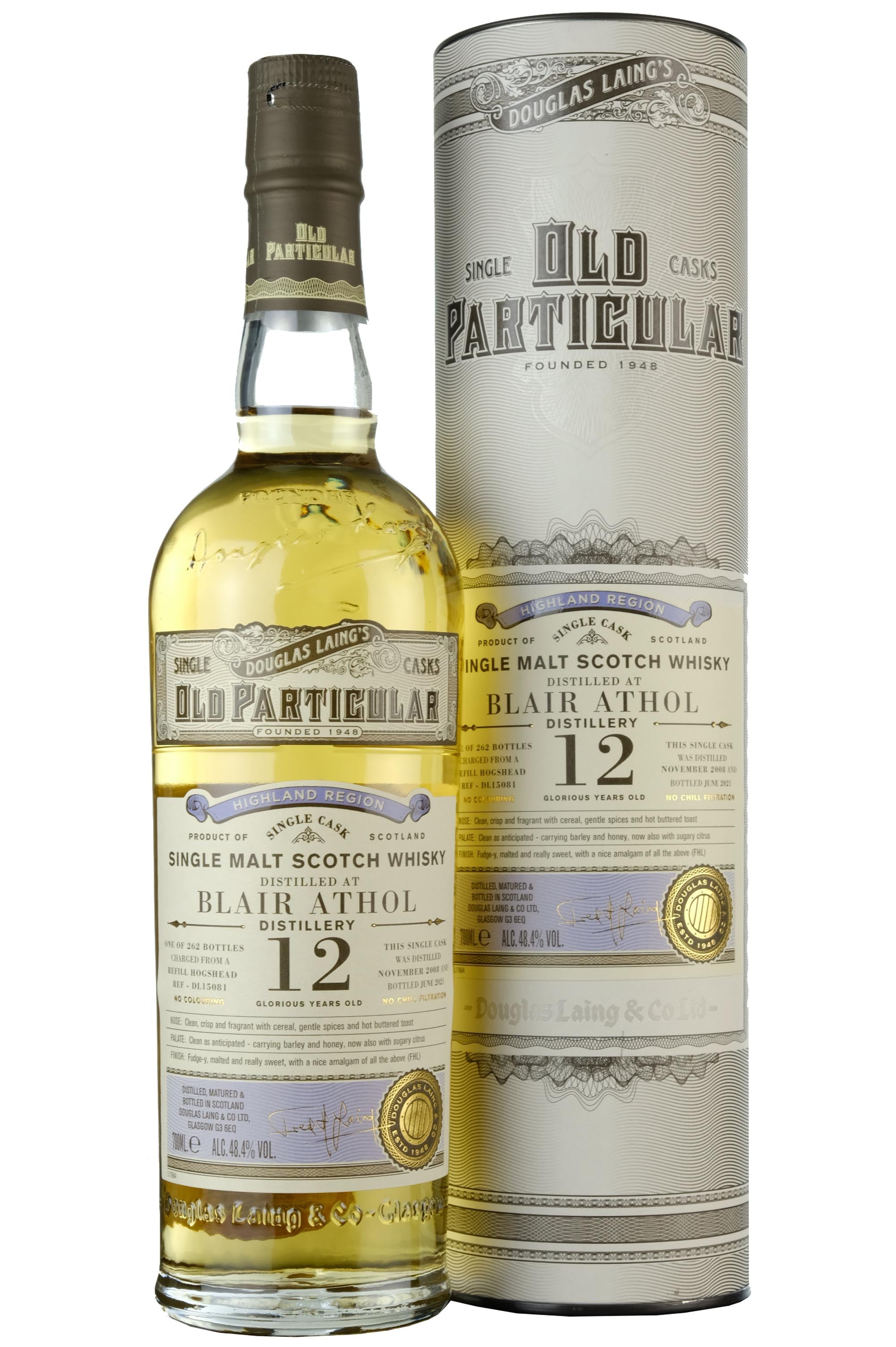 Douglas Laing Old Particular (distilled at Blair Athol) 20 year old, 51.5%