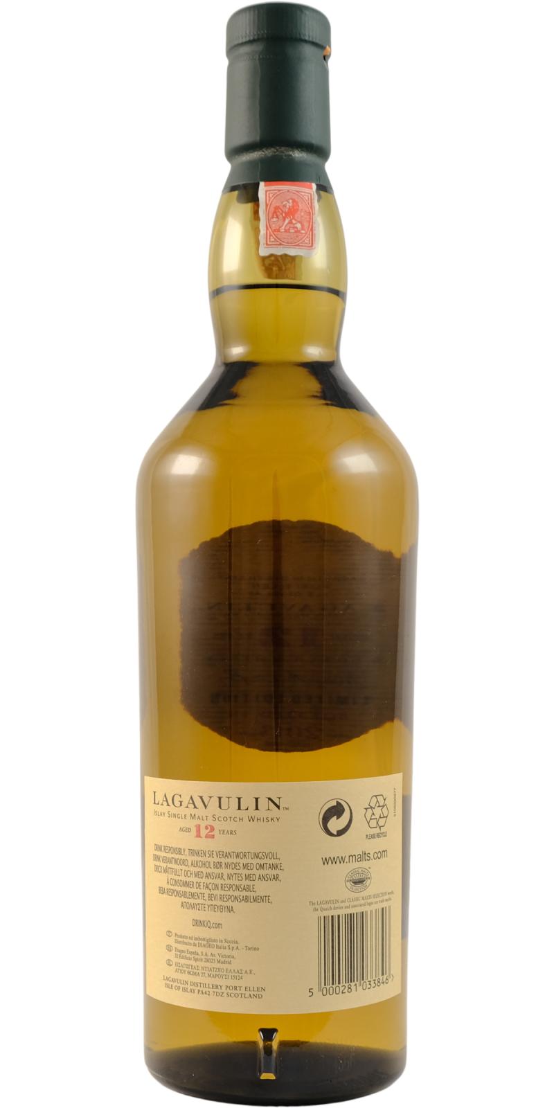 Lagavulin 12 year old (Diageo Special Releases 2013), 55.1%