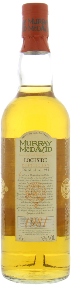 Murray McDavid (distilled at Lochside) 1981, 46%