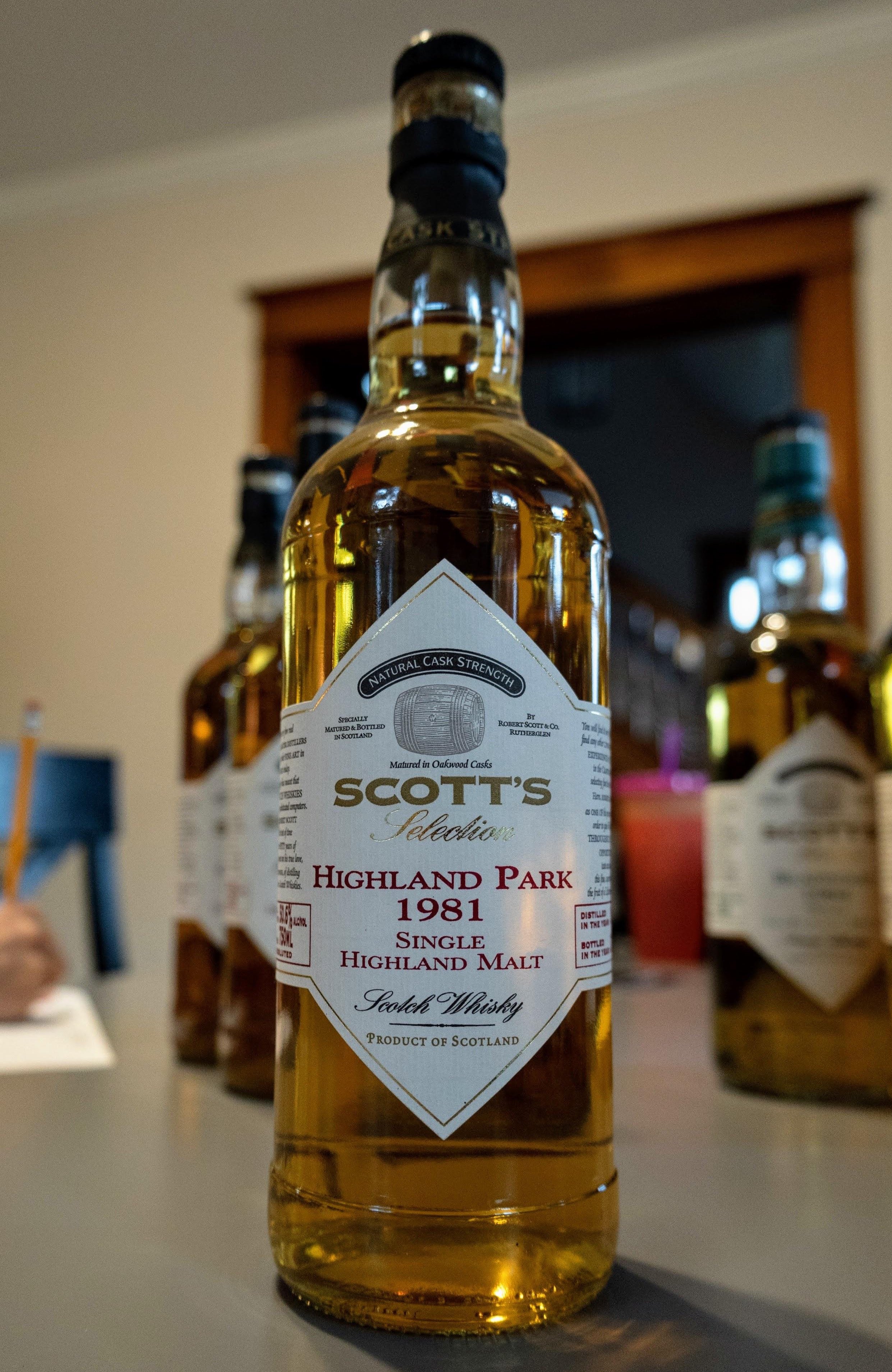 Scott's Selection (distilled at Highland Park) 1981 vintage, 50.6%