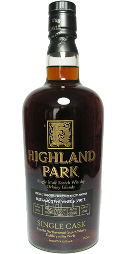 Highland Park 1990 vintage 15 year old (Cask #10146), 53.6%