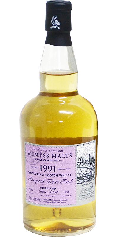 Wemyss Malts Foraged Fruit Fool (distilled at Blair Athol) 1991, 46%
