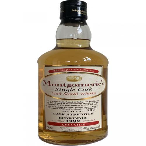 Montgomerie's Single Cask #910 (distilled at Benrinnes) 1989 Vintage, 59.1% ABV