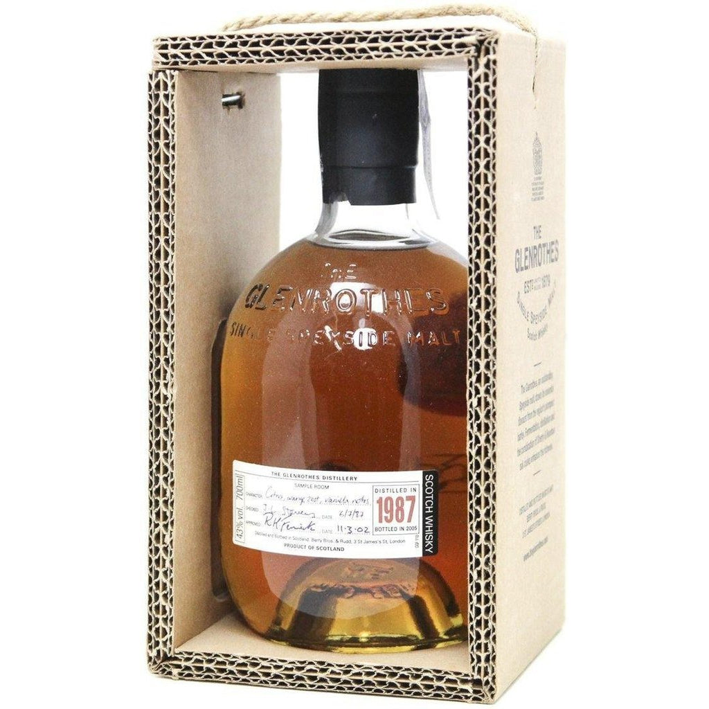 Glenrothes, 1987 vintage, 43%