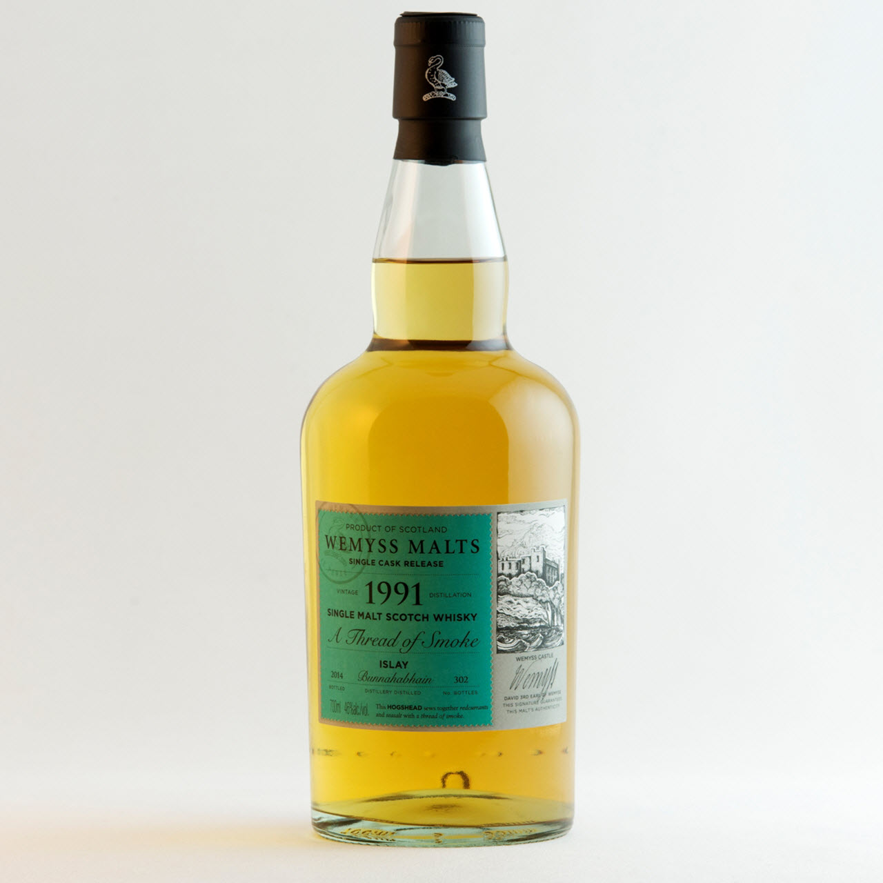 Wemyss Malts (distilled at Bunnahabhain) 1991 Thread of Smoke, 46%