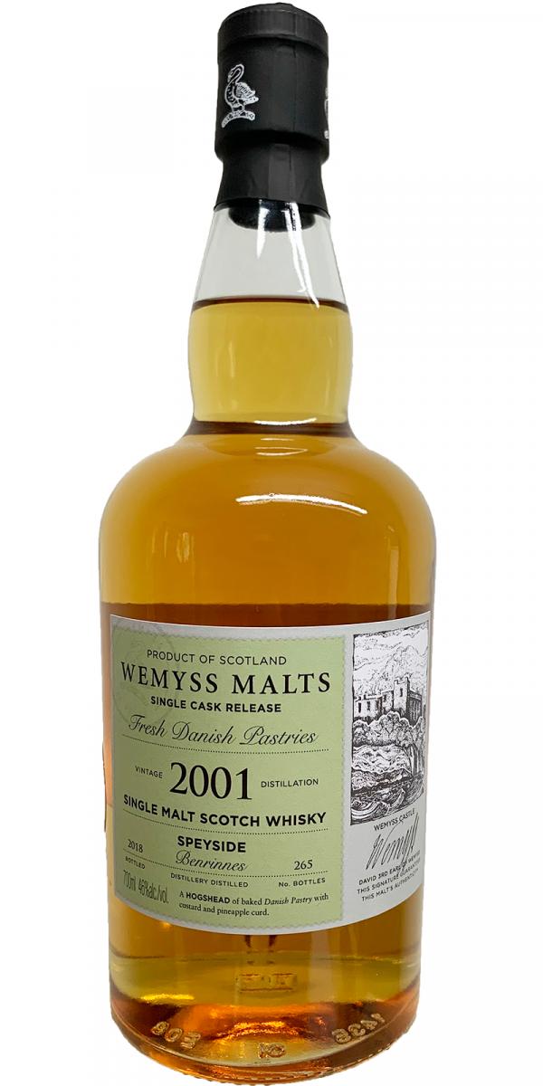 Wemyss Malts Rhubarb Royale (distilled at Benrinnes) 2001, 46%