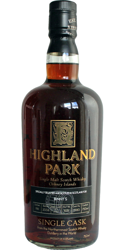 Highland Park 1981 vintage 25 year old (Cask #7380), 55%