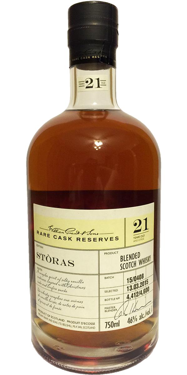 Storas 21yo Rare Cask Reserves Blended