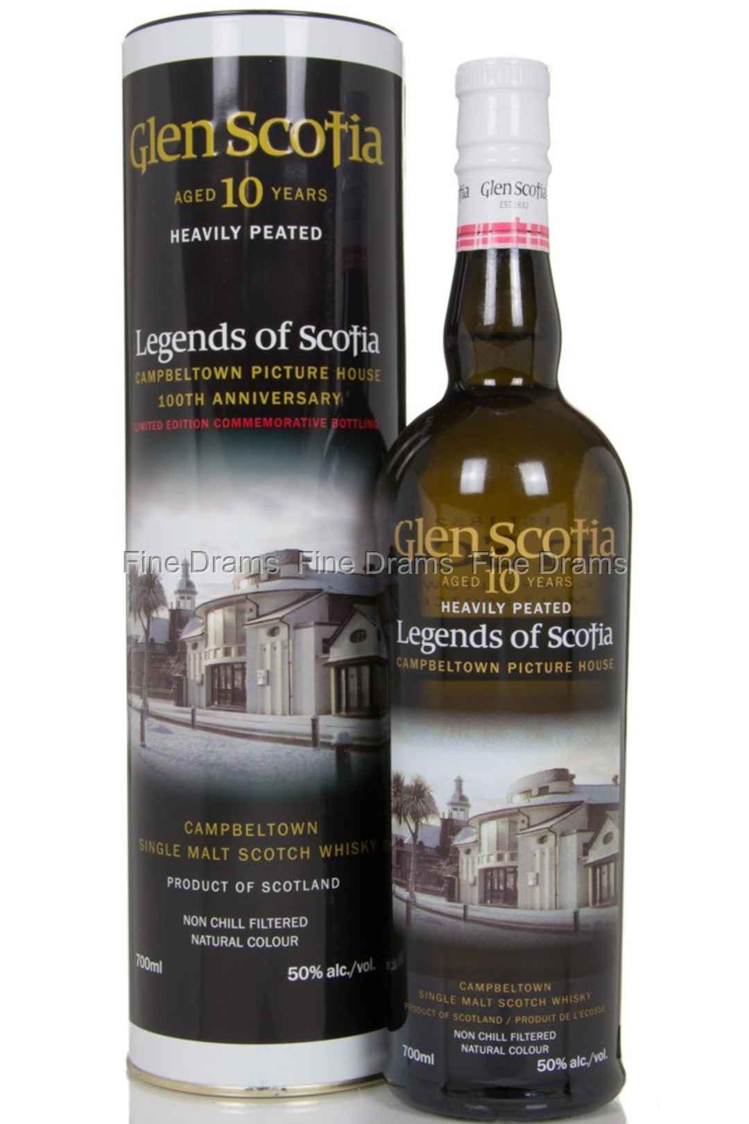 Glen Scotia Heavily Peated 10 year old, 50%