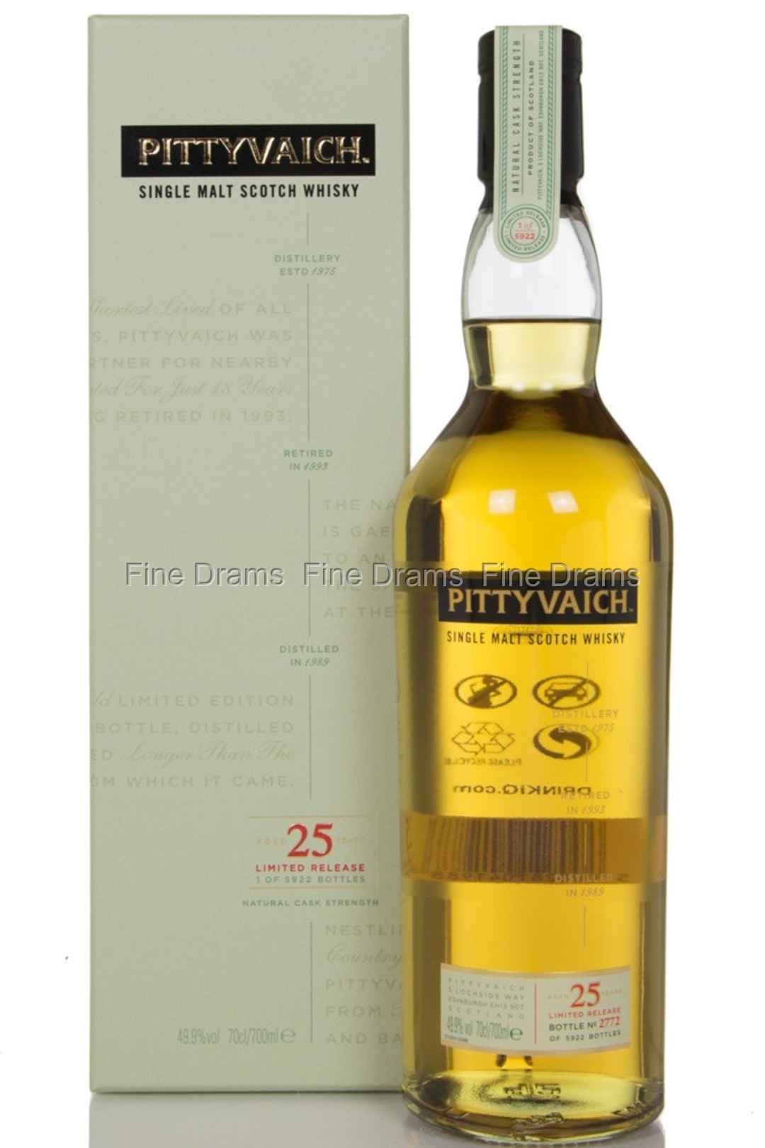 Pittyvaich 1989 25 year old (Diageo Special Release 2015), 49.9%