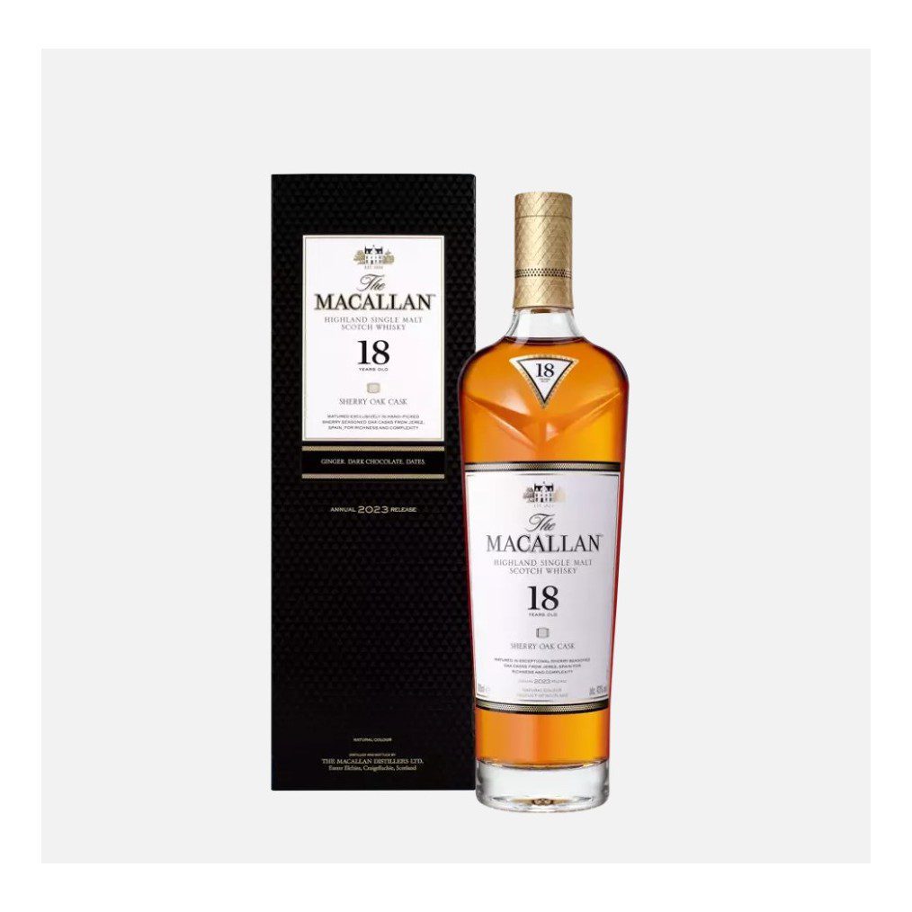 The Macallan 18 year old Sherry Oak, 43%